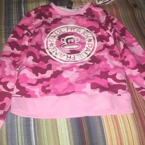 Long sleeve crew neck pink